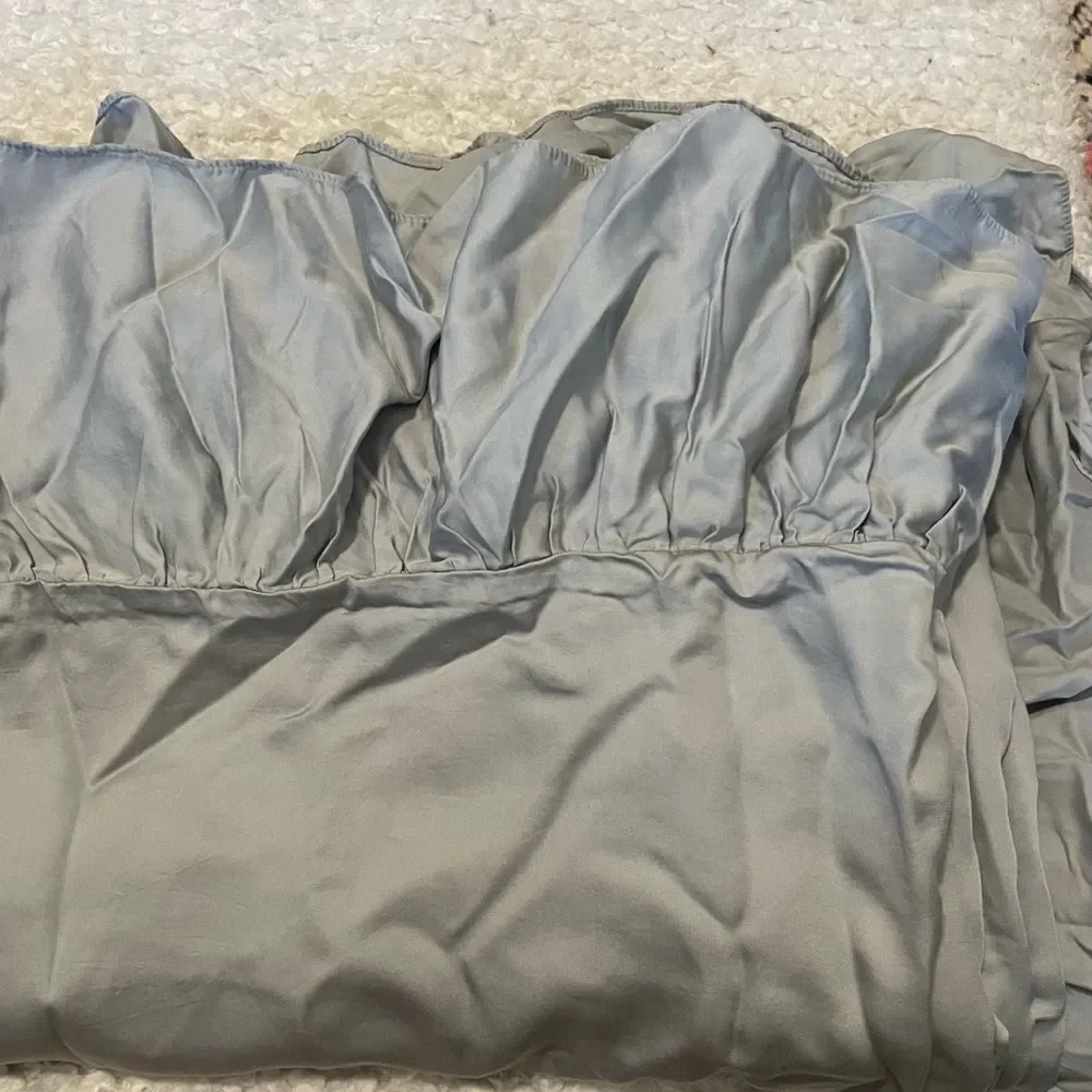 Pottery Barn TENCEL™ Ruffle Duvet Cover Q/F